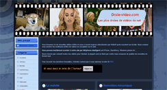 Desktop Screenshot of drole-video.com